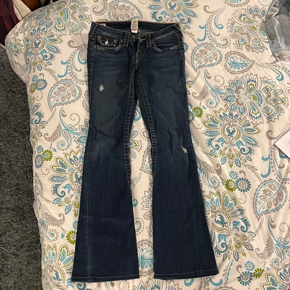 True religion flare leg jeans